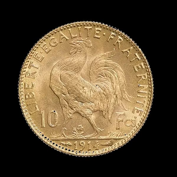 10 Francs Napoléon Or (Avers)
