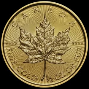 Maple Leaf 1/2 Oz Or (Avers)