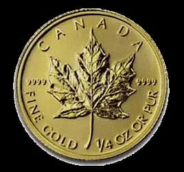Maple Leaf 1/4 Oz Or (Avers)