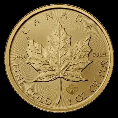 Maple Leaf 1 Oz Or (Avers)