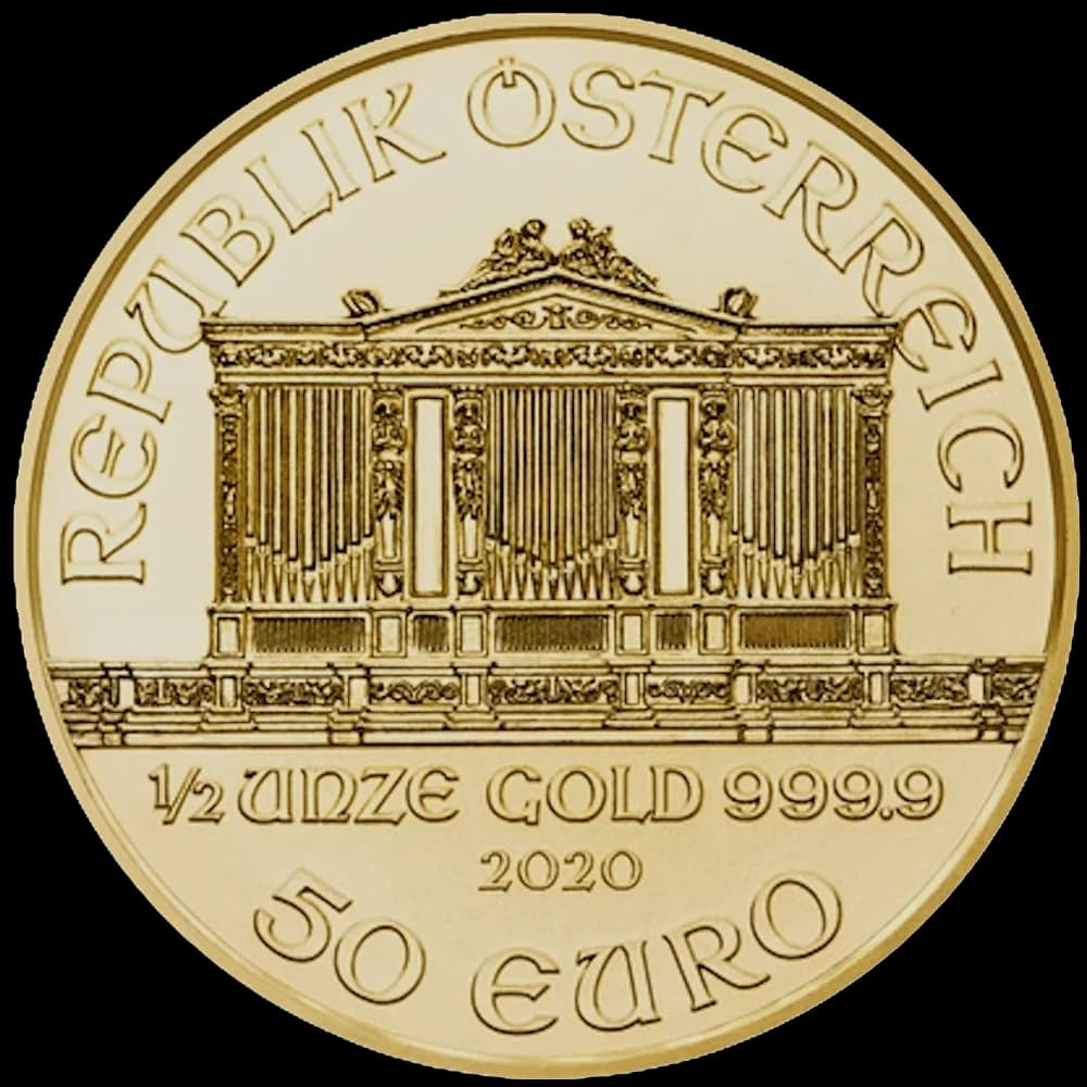 Philharmonique 1/2 Oz Or (Avers)