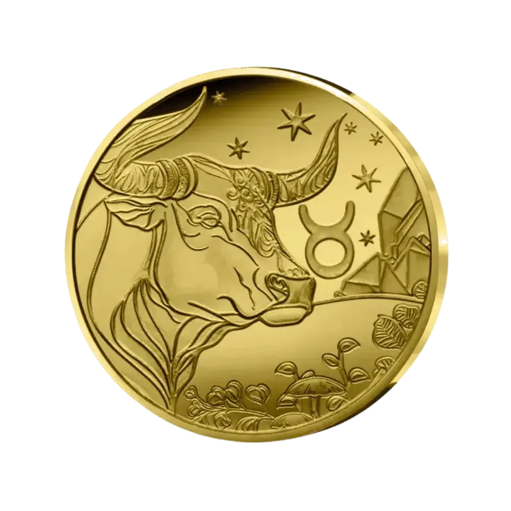 Zodiaque Gémeaux 2026 Or (Avers)