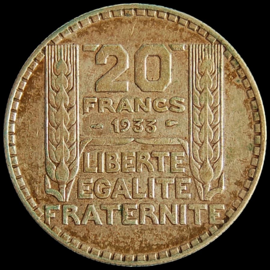 10 Francs Turin Argent (Revers)