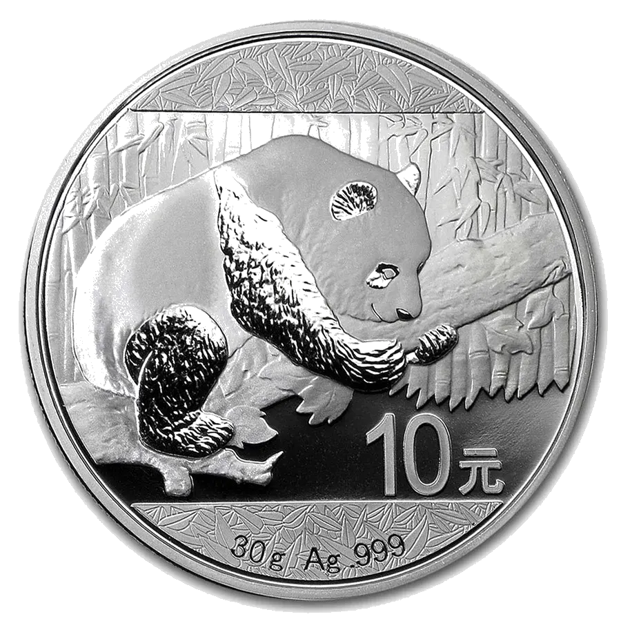 China Panda 30g Argent (Avers)