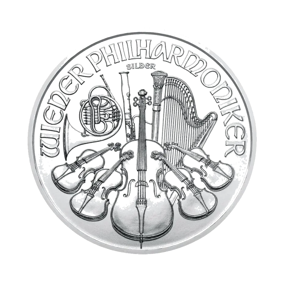 Vienna Philharmonic 1 Oz Argent (Avers)