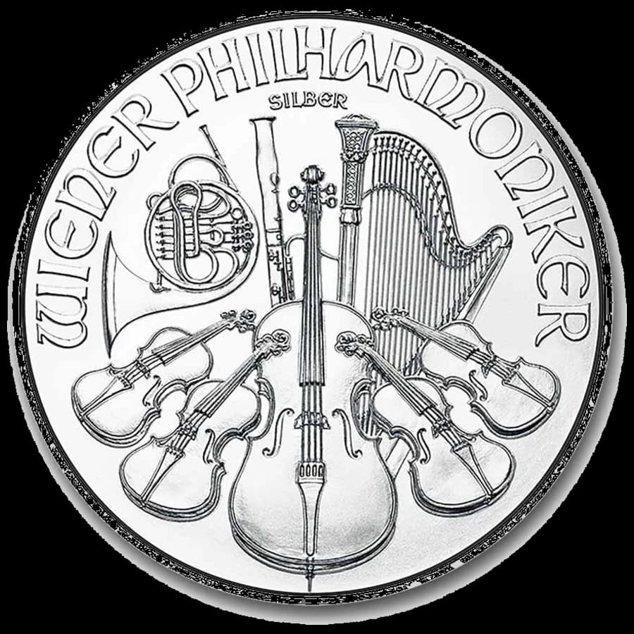 Vienna Philharmonic 1 Oz Argent (Revers)
